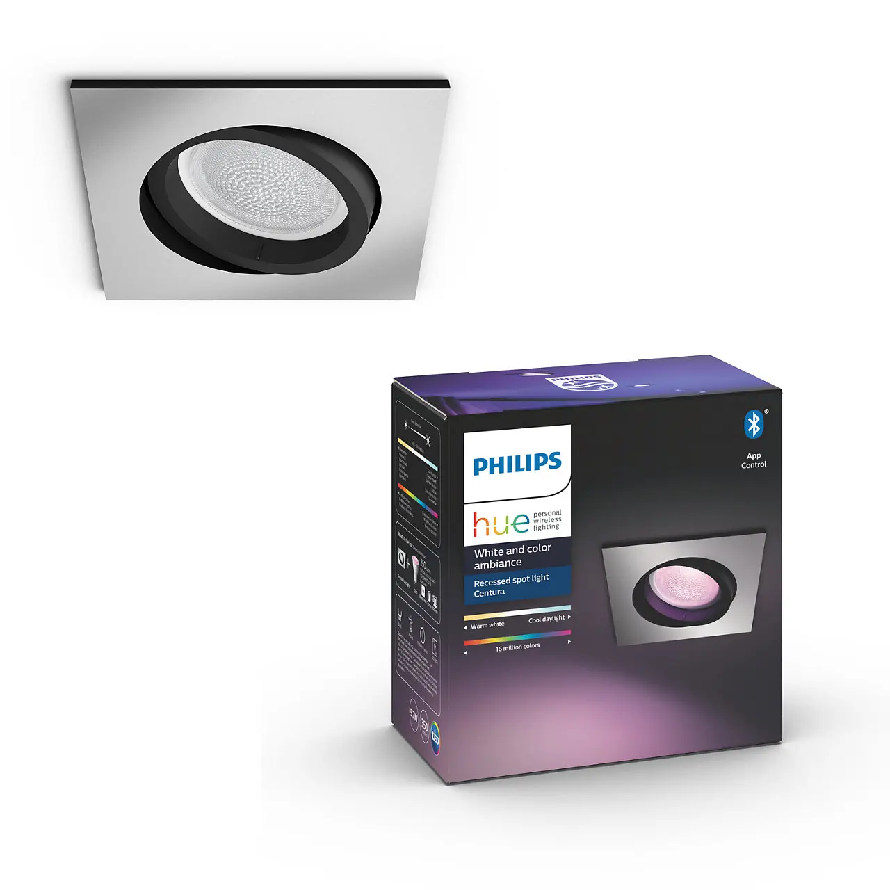 Product image for Hue Centura Recessed Spotlight Square