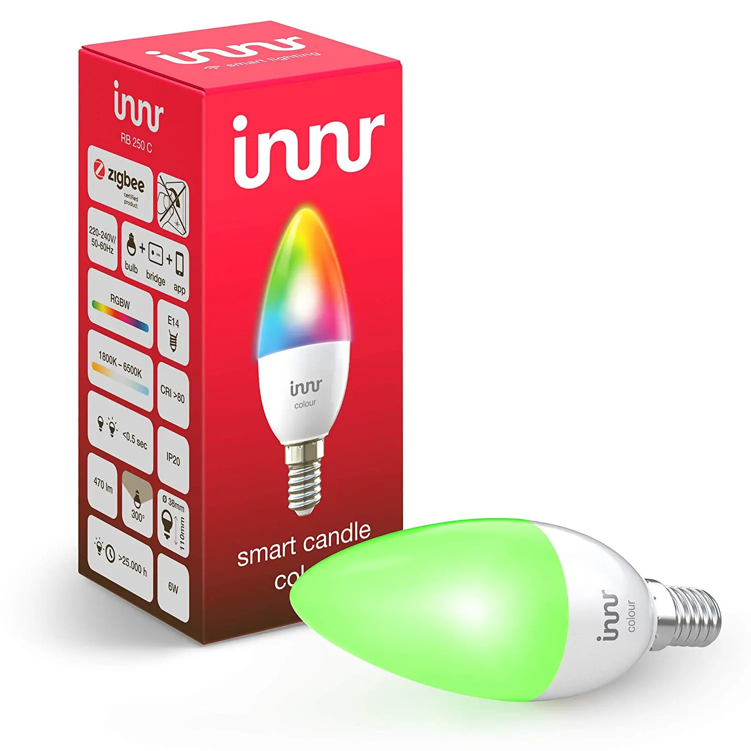 Product image for Candle Colour Bulb E14