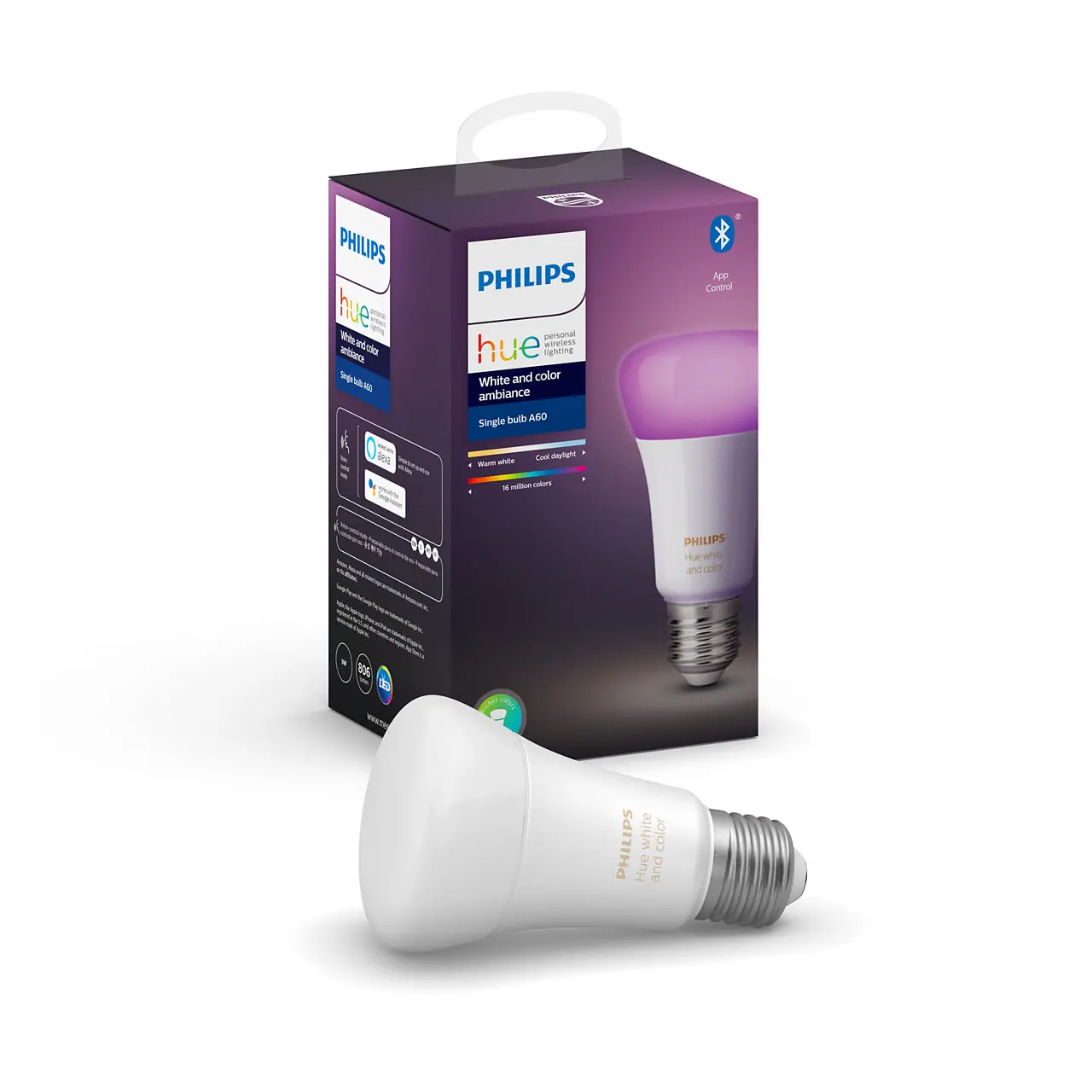 Product image for Hue White and Color Ambiance A60 E27