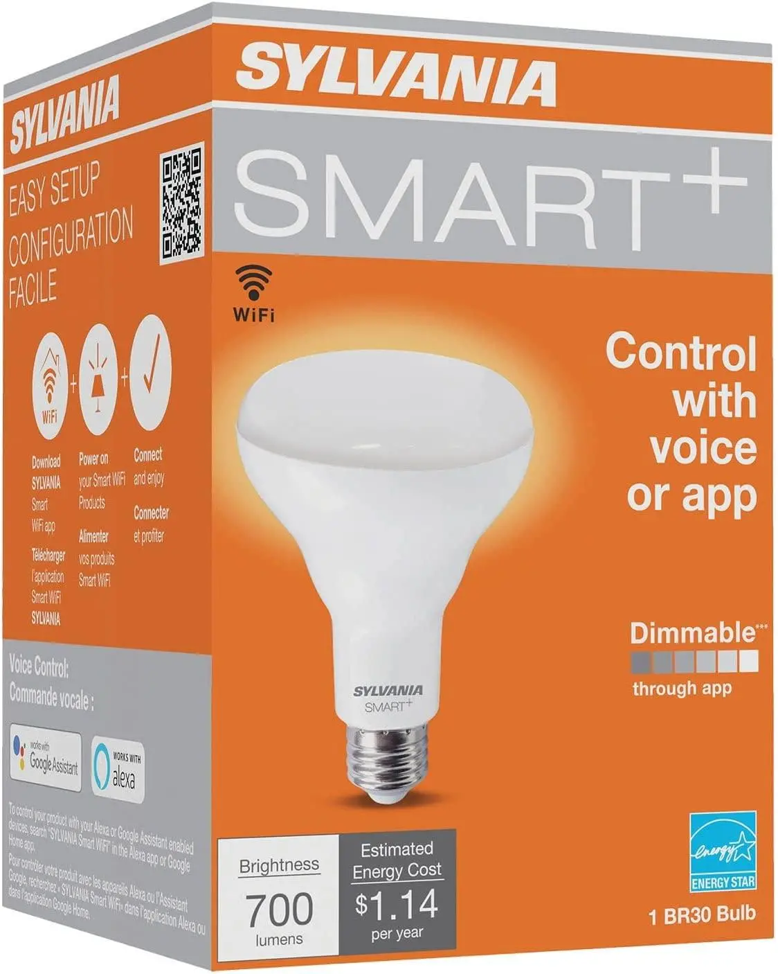 Product image for Smart+ LED BR30 LED Smart Bulb 700 lumens Product image for Smart+ LED BR30 LED Smart Bulb 700 lumens