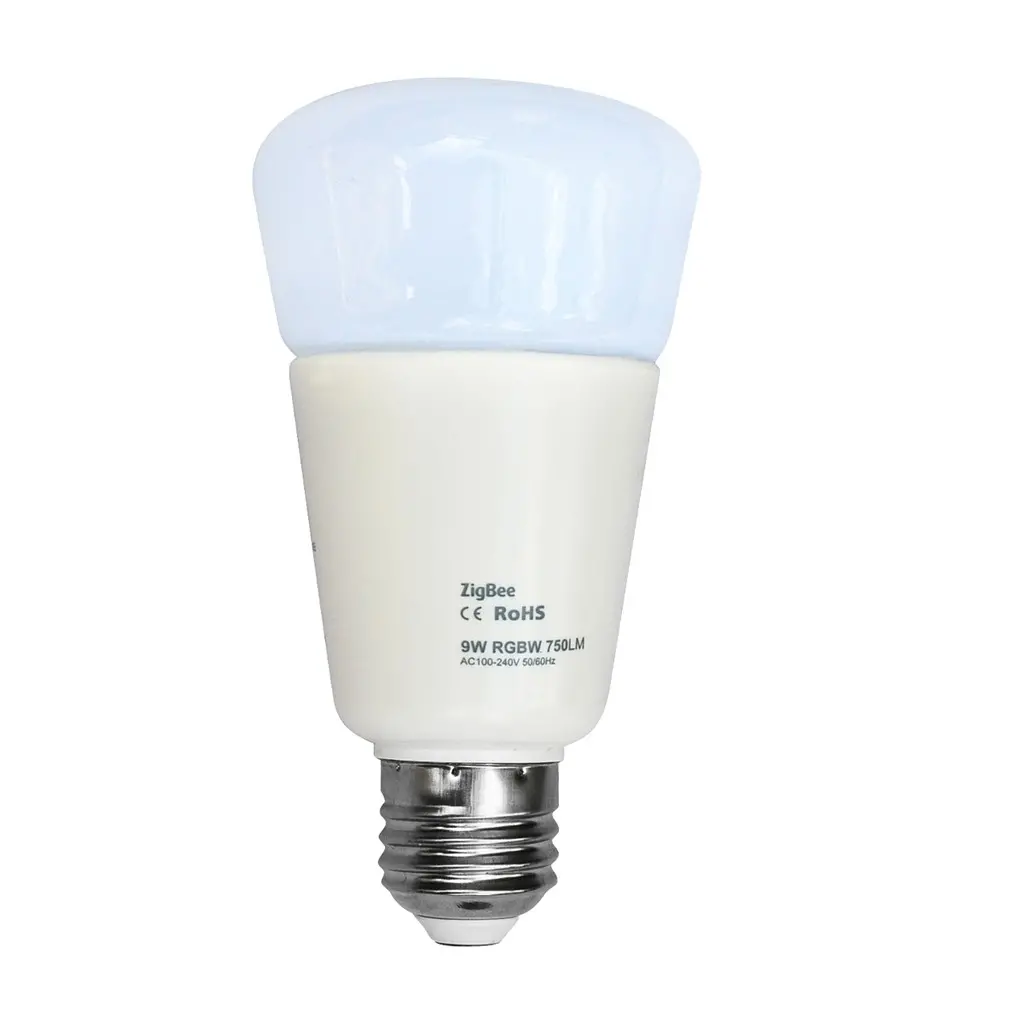 Product image for 9W RGBW 750lm E27 Bulb