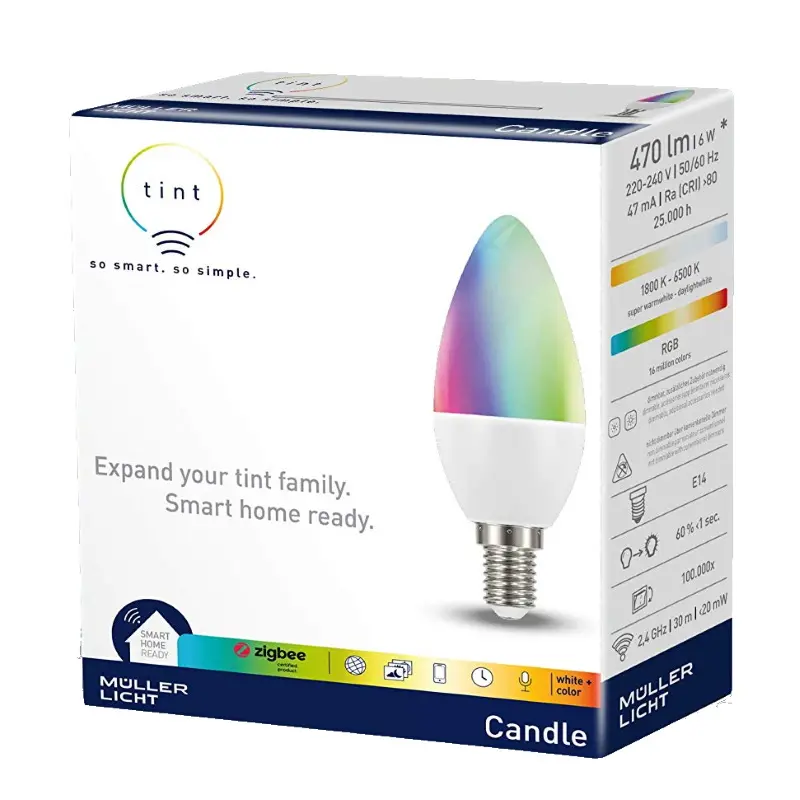 Bild des Produkts Tint C35 470lm E14 RGBCCT Bulb