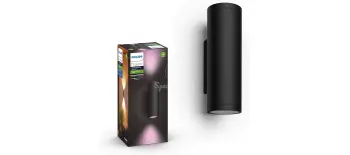 Product image for Hue Appear Outdoor Wall Light (Black)