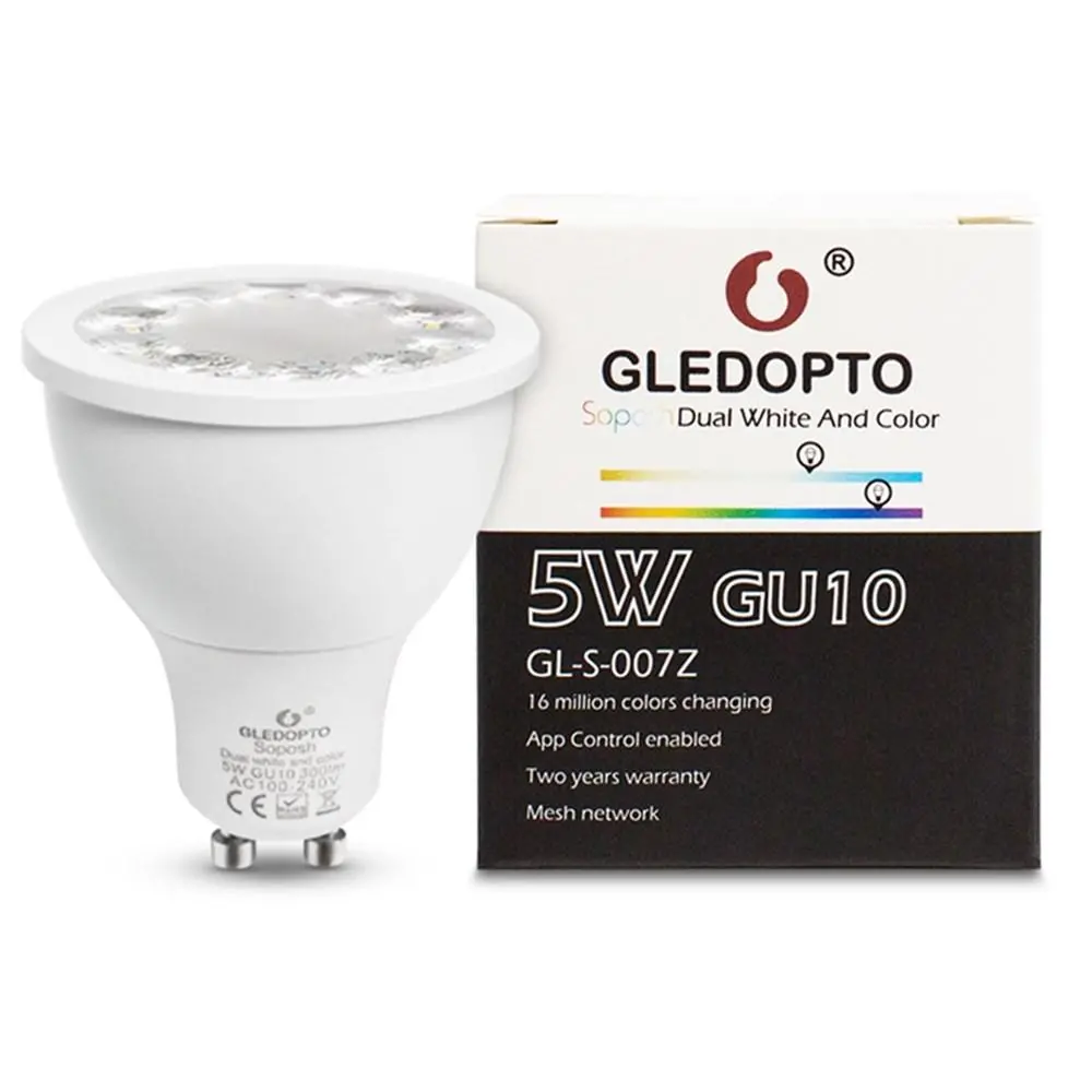 Product image for 5W GU10 Dual White And Color Spotlight