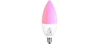 Product image for 4W Dual White And Color Candle Bulb Plus