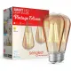 Blogpost image for ST19 Amber Vintage Edison E26 Bulb