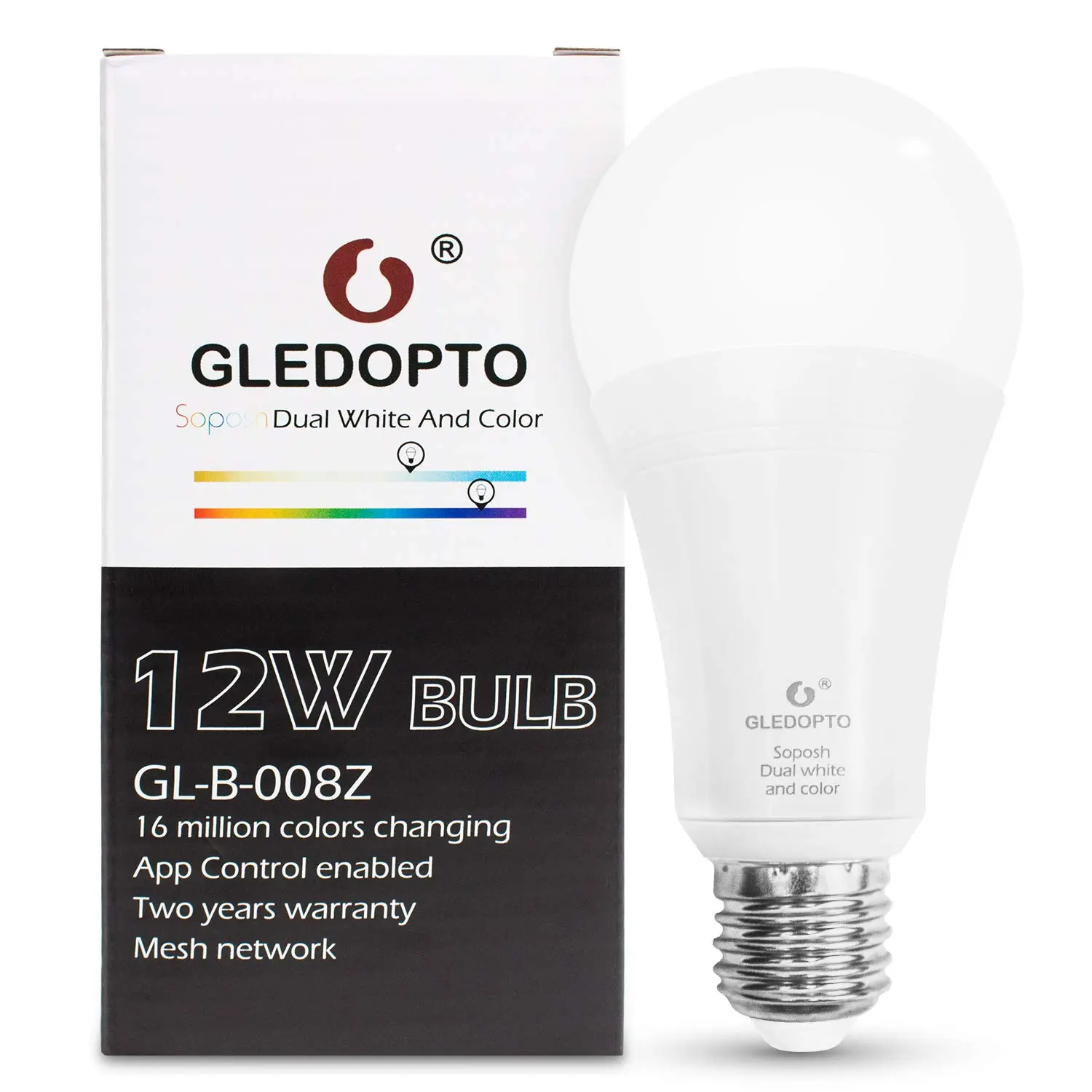 Product image for 12W RGB+Dual White LED Bulb