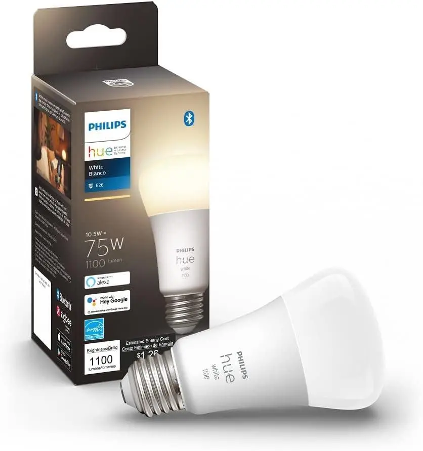 Product image for Hue White A19 E26 Bluetooth