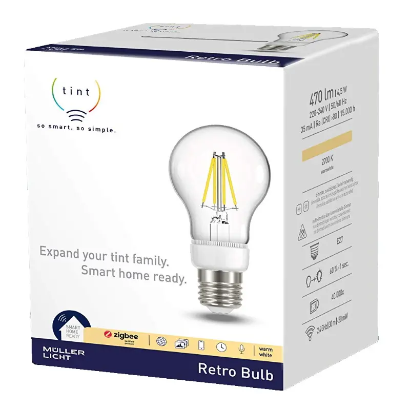 Product image for Tint Retro 470lm E27 WW Bulb