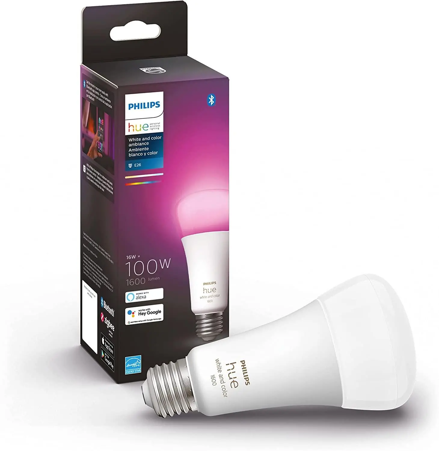 Bild des Produkts Hue White Bulb A21 E26 1600lm with Bluetooth