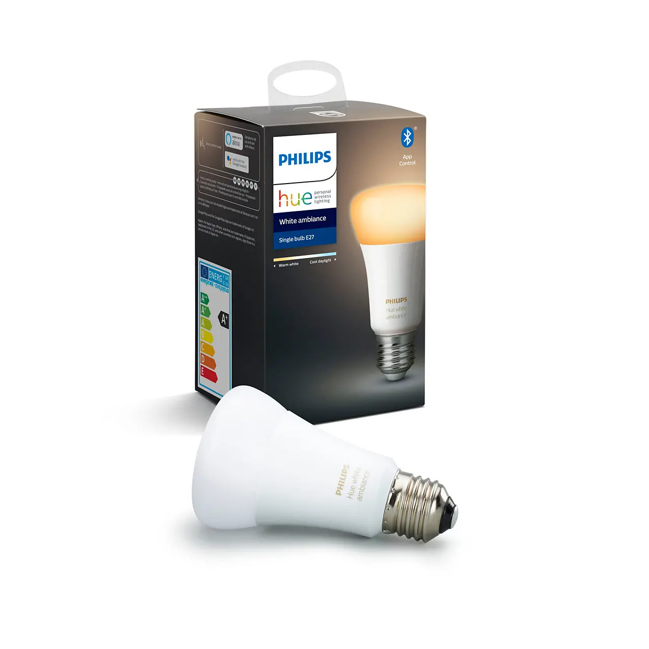 Product image for Hue White Ambiance A60 E27 Bluetooth