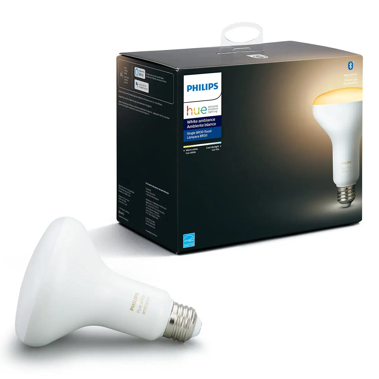 Product image for Hue White Ambiance BR30 with Bluetooth