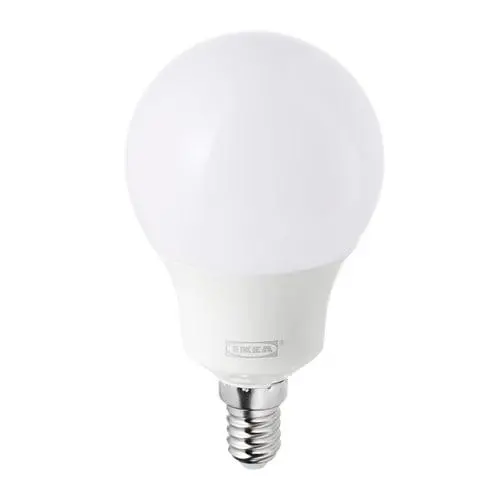 Product image for Tradfri LED bulb E12 400 lumen, dimmable, white spectrum, opal white