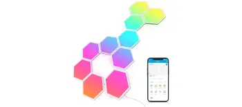 Product image for Glide LED Hexa Light Panels WiFi