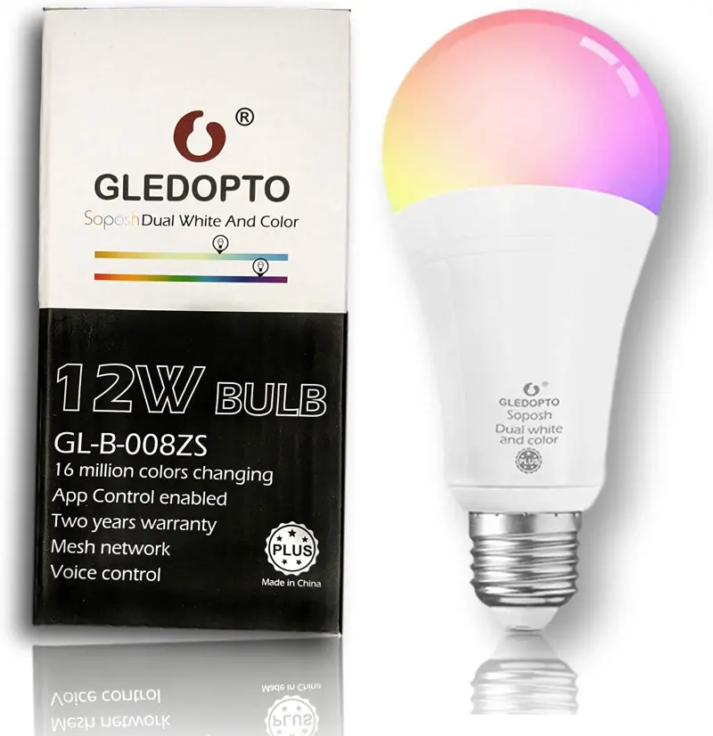 Product image for 12W Dual White and Color LED Bulb Plus