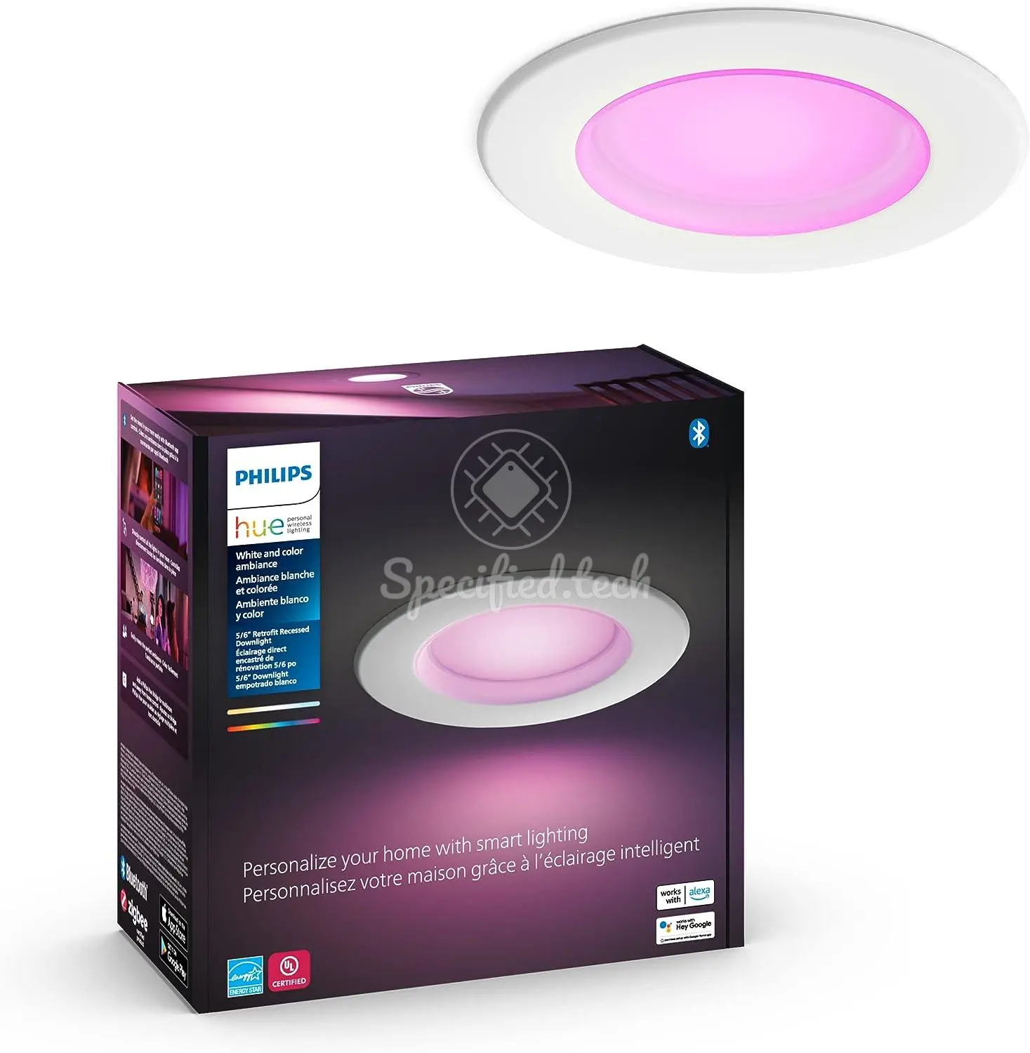 Product image for Hue White and Color Ambiance Downlight 5/6 Inch