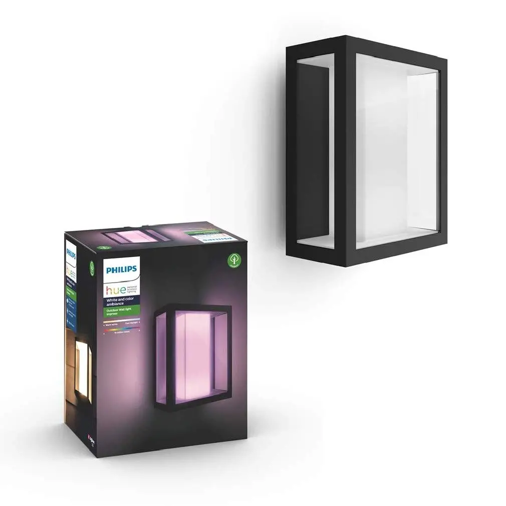 Product image for Hue Impress Outdoor Wall Light RGBCCT