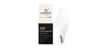 Product image for 4W Dual White And Color Candle Bulb