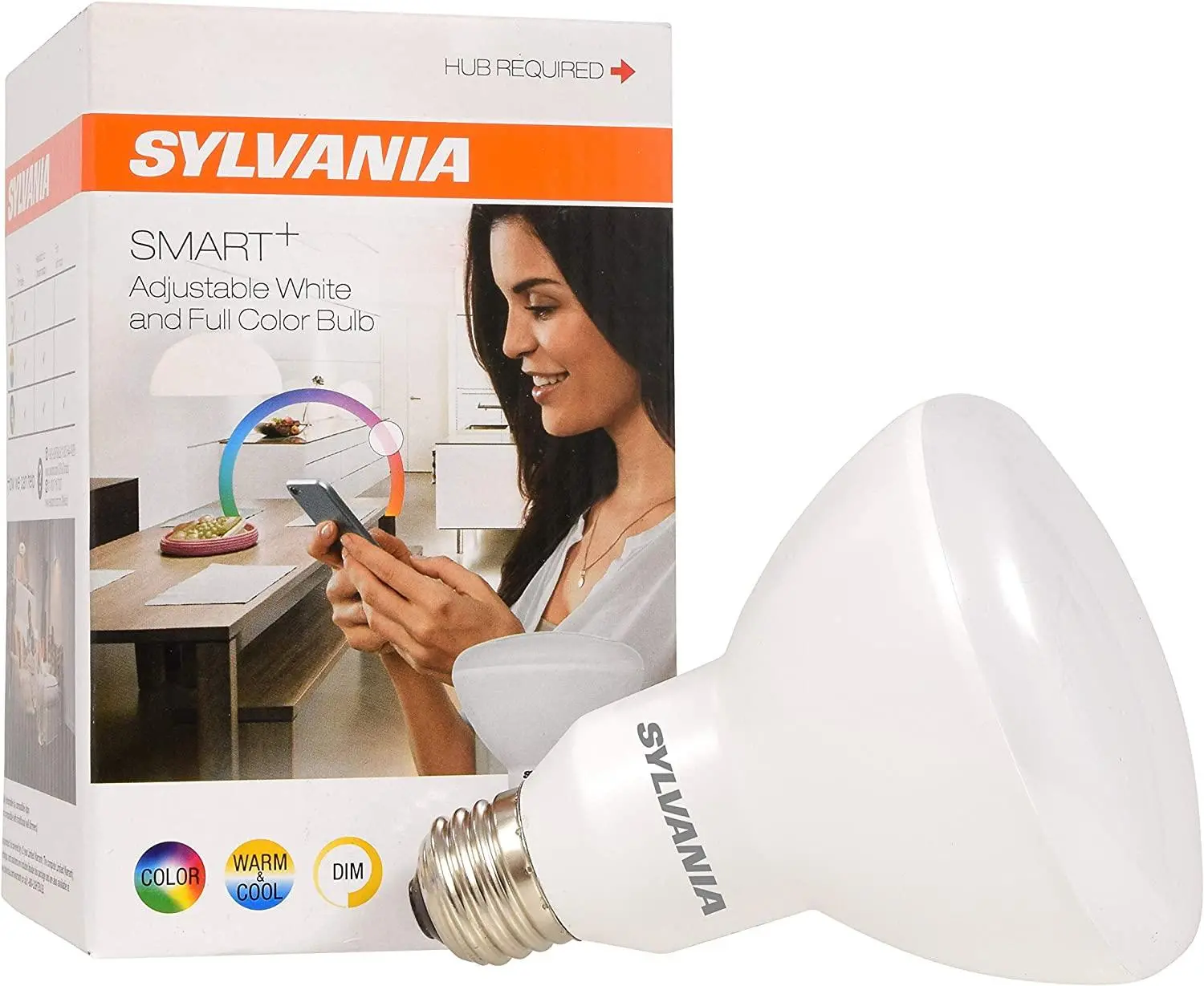 Product image for SMART+ ZigBee Full Color and Tunable White BR30 LED Bulb Product image for SMART+ ZigBee Full Color and Tunable White BR30 LED Bulb